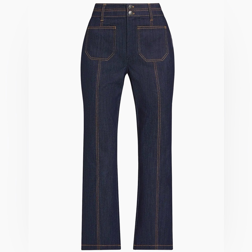 Cinq à Sept Dark Blue Flare Jeans
